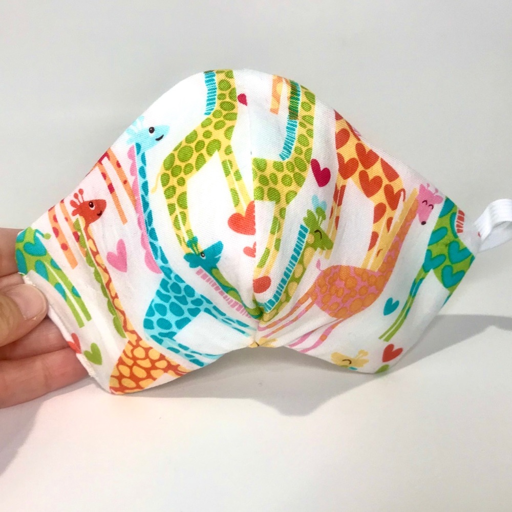 KIDS Face mask - 3 layer protection & elastic NWOT